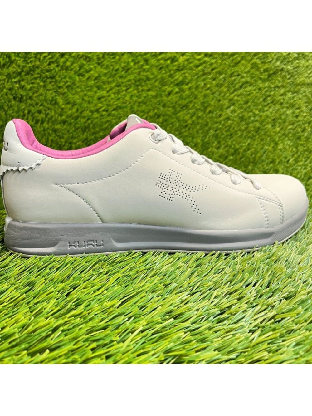 Kuru Roam Classic Court Womens Size 9 Gray Athletic Leather Shoes Sneakers